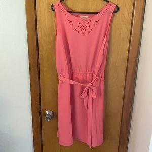 Coral A- Line Dress from The Loft